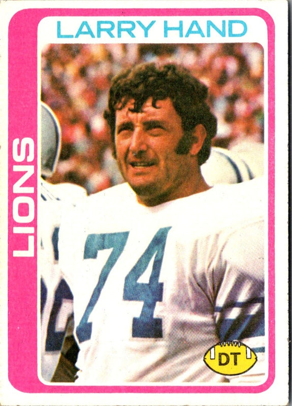 1978 Topps Larry Hand #356
