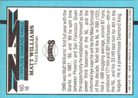 1991 Donruss Super Diamond Kings Matt Williams #18