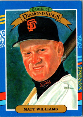 1991 Donruss Super Diamond Kings Matt Williams #18