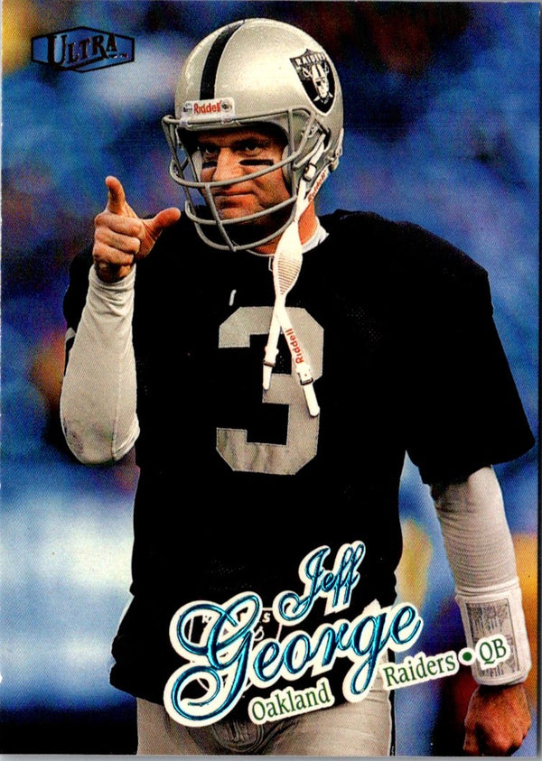 1998 Leaf Rookies & Stars True Blue Jeff George #20