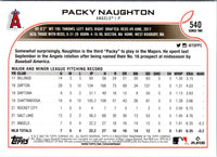 2022 Topps Packy Naughton #540 Rookie