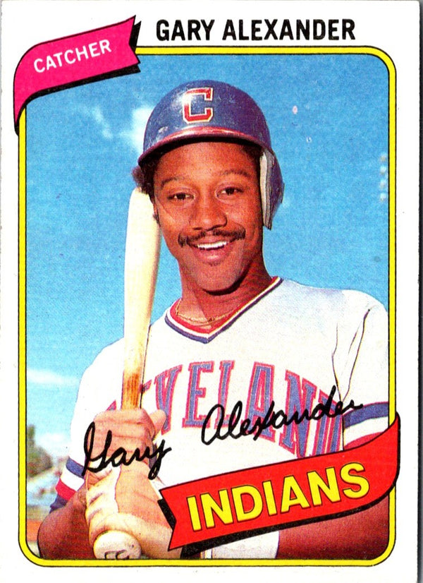 1980 O-Pee-Chee Gary Alexander #78