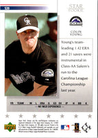 2002 Upper Deck Colin Young #539 Rookie