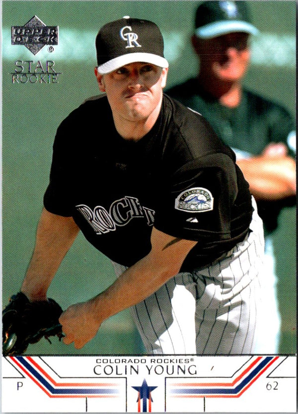 2002 Upper Deck Colin Young #539 Rookie