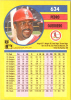 1991 Fleer Pedro Guerrero #634