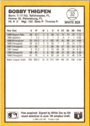 1990 Donruss Best of the AL Bobby Thigpen