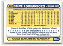 1987 Topps Traded Steve Lombardozzi