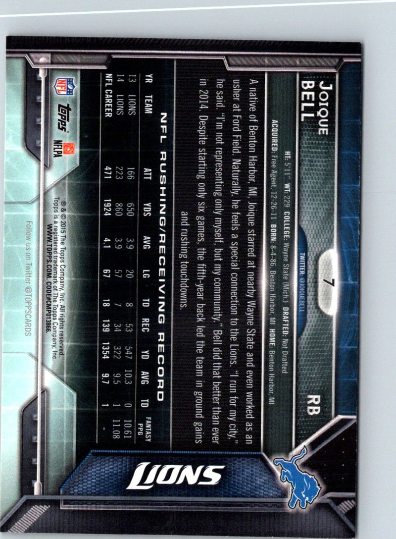 2015 Topps 60th Anniversary Factory Set Joique Bell