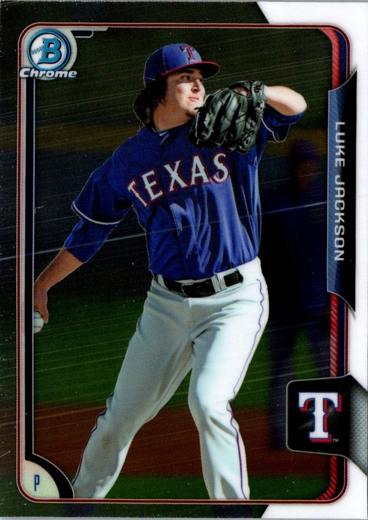 2015 Bowman Chrome Prospects Luke Jackson