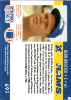 1990 Pro Set Bern Brostek #691 Rookie