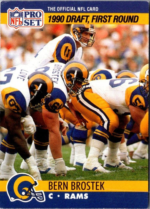 1990 Pro Set Bern Brostek #691 Rookie