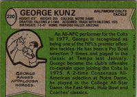 1978 Topps George Kunz #220