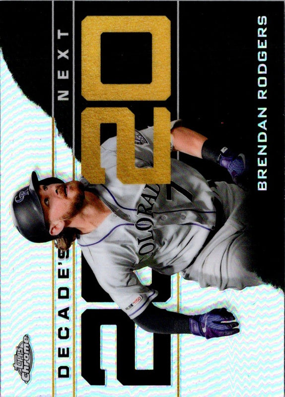2020 Topps Chrome Update Decade's Next Brendan Rodgers #DNC-7