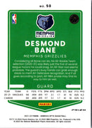 2021 Donruss Optic Blue Desmond Bane
