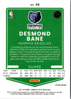 2021 Donruss Optic Blue Desmond Bane #50
