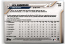 2020 Topps Nick Anderson
