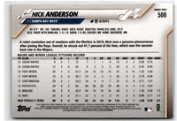 2020 Topps Nick Anderson #500