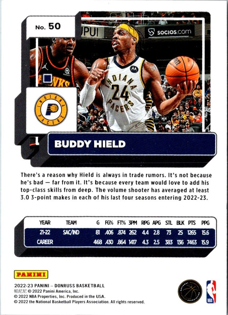 2022 Donruss Buddy Hield