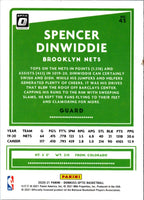 2020 Donruss Optic Spencer Dinwiddie #43