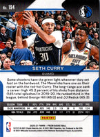 2020 Panini Prizm Seth Curry #194