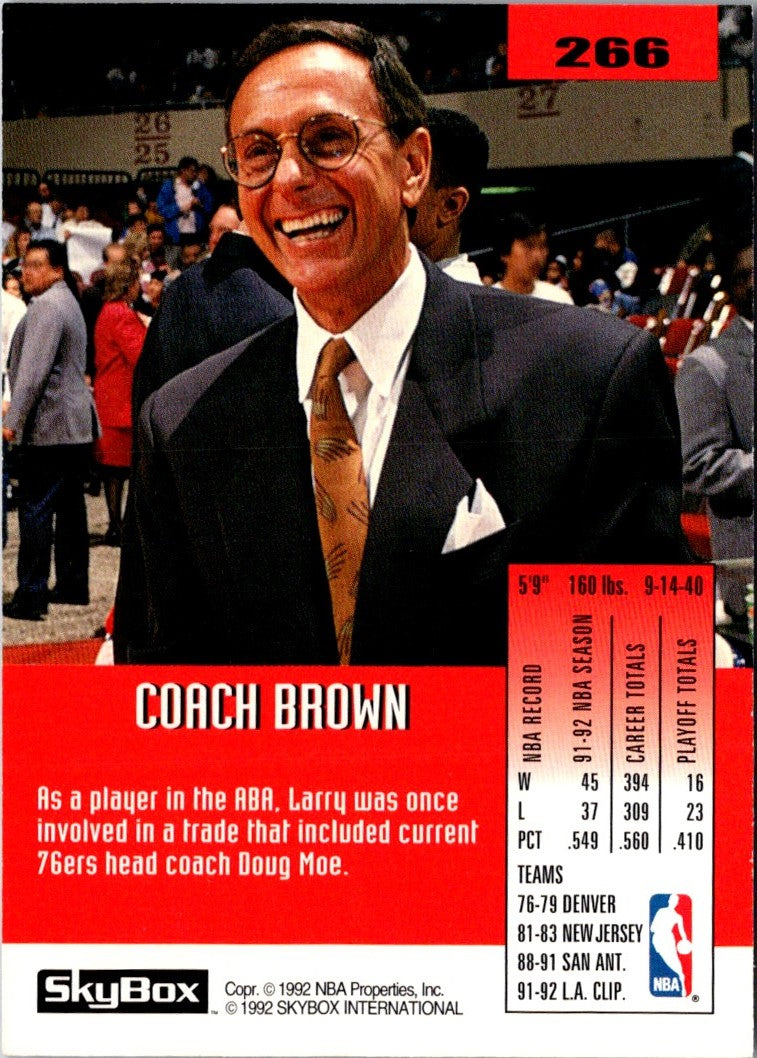 1992 SkyBox Larry Brown