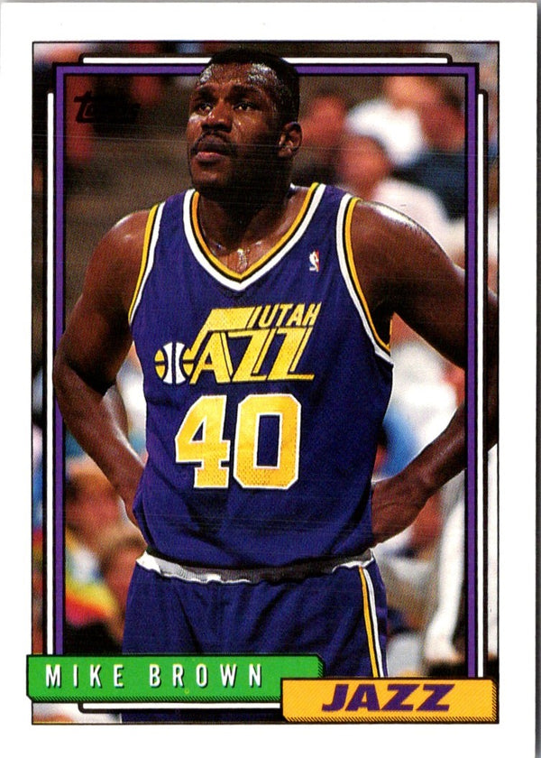 1992 Topps Mike Brown #177