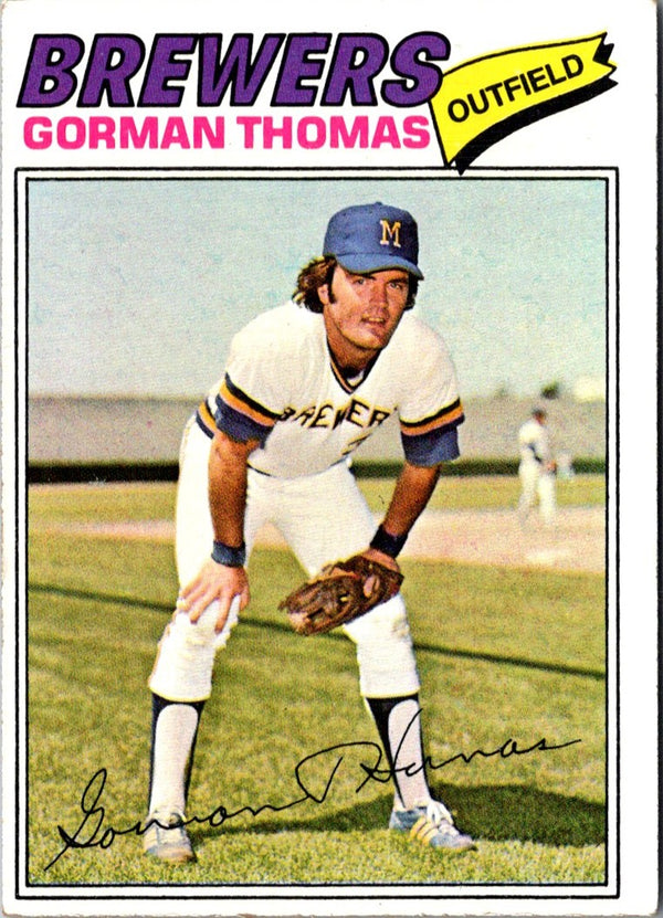 1977 Topps Gorman Thomas #439