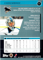 2002 Stadium Club Evgeni Nabokov #51