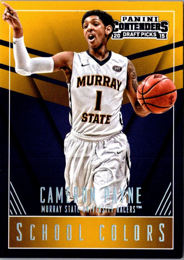 2015 Panini Contenders Draft Picks School Colors Cameron Payne #7