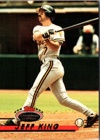 1993 Stadium Club First Day Production Jeff King #93