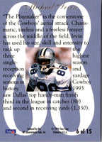 1994 Ultra Flair Hot Numbers Michael Irvin #6