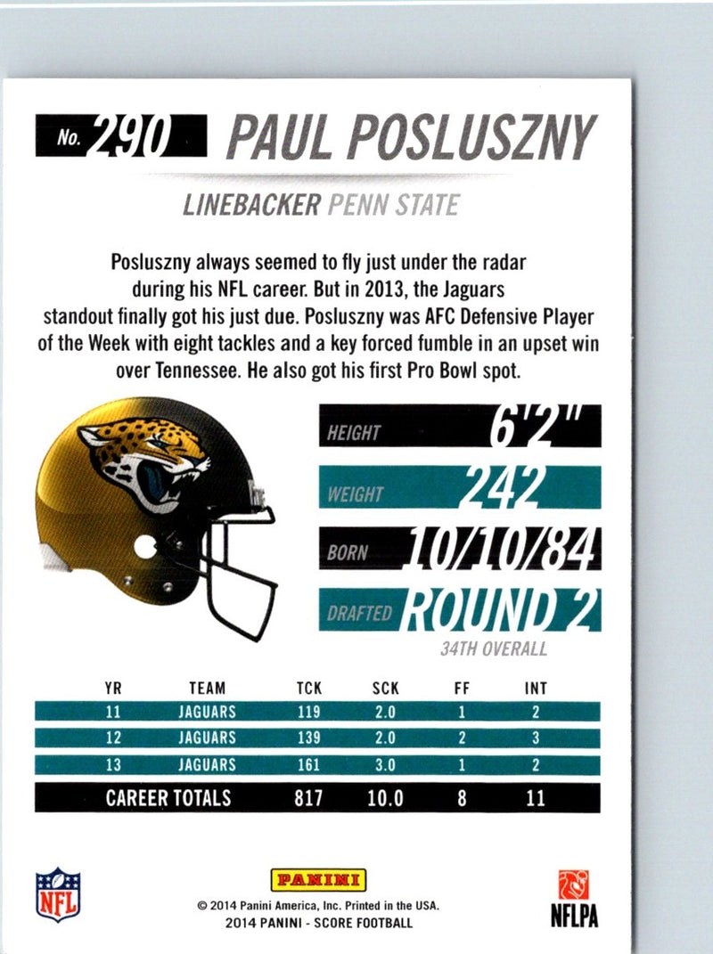 2014 Panini Hot Rookies Paul Posluszny