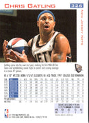 1997 Fleer Traditions Crystal Chris Gatling