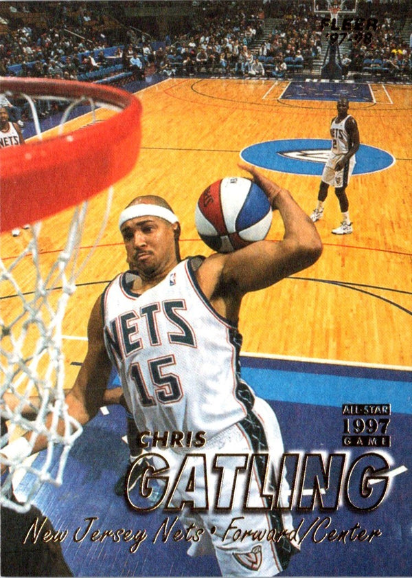 1997 Fleer Traditions Crystal Chris Gatling #326