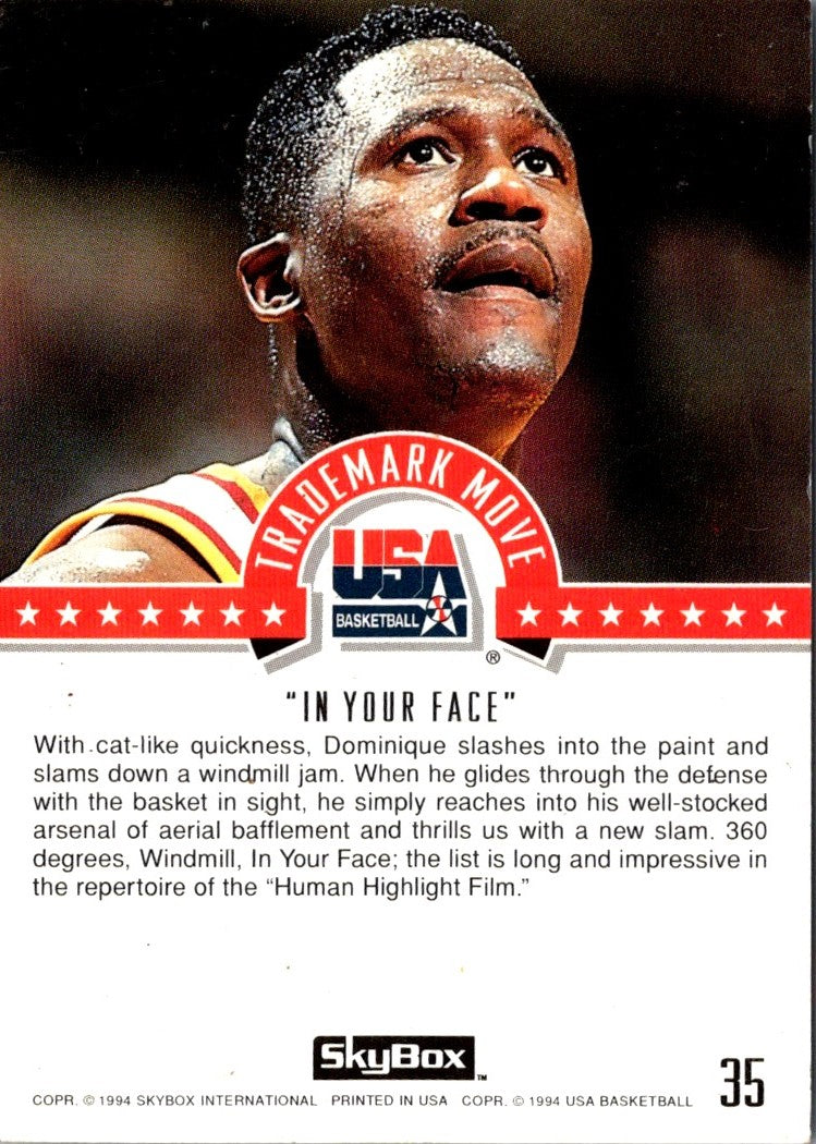 1994 SkyBox USA Dominique Wilkins