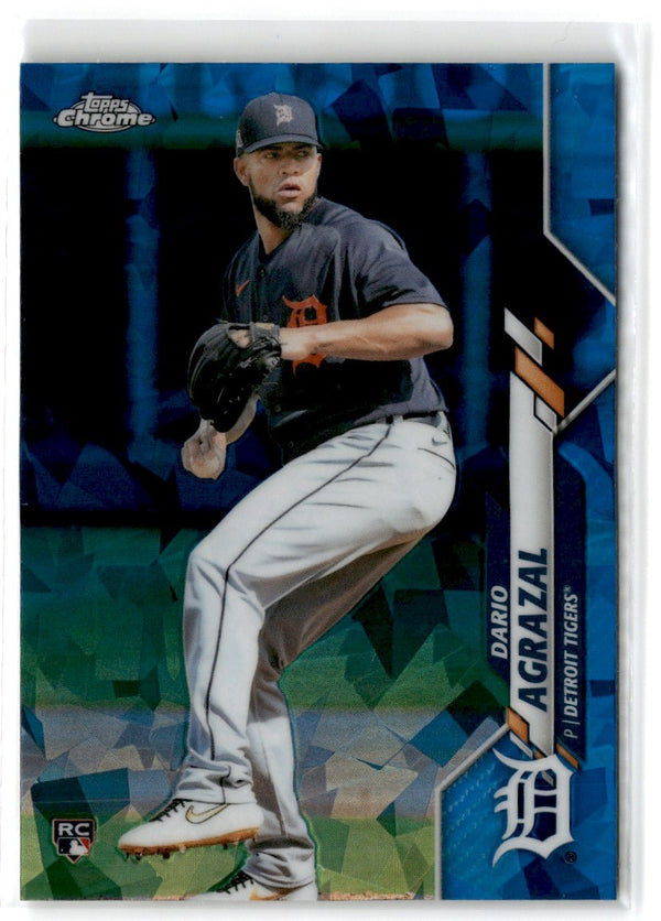 2020 Topps Chrome Sapphire Edition Dario Agrazal #322 Rookie