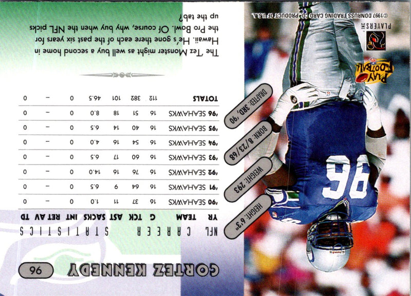 1997 Donruss Cortez Kennedy