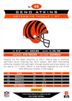 2013 Score Geno Atkins #46