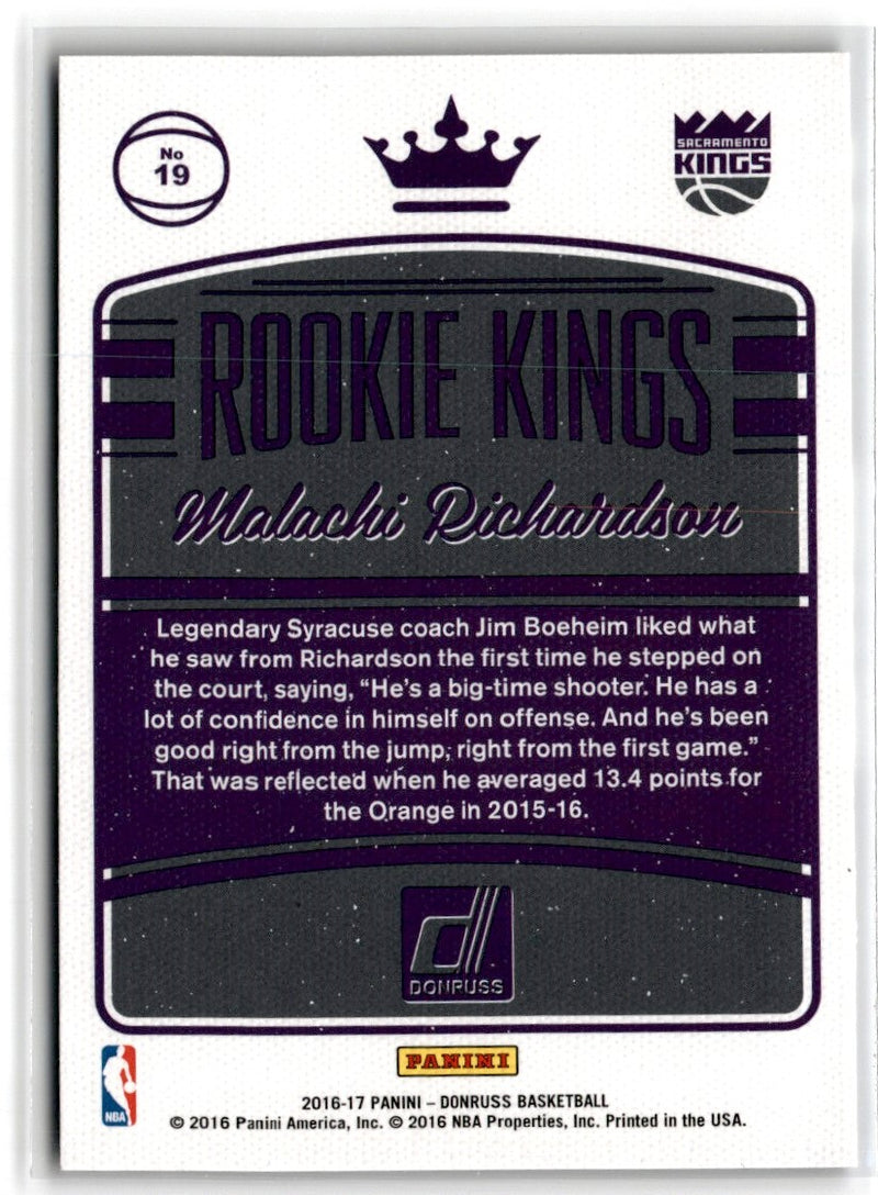 2016 Donruss Rookie Kings Malachi Richardson