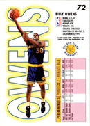 1993 Fleer Billy Owens