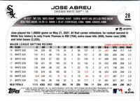 2022 Topps Chrome Sonic Black & White RayWave Jose Abreu #28