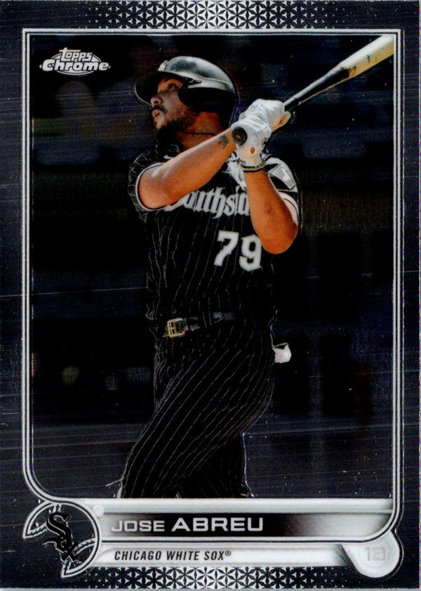 2022 Topps Chrome Sonic Black & White RayWave Jose Abreu #28