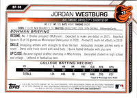 2021 Bowman Prospects Jordan Westburg #BP-98