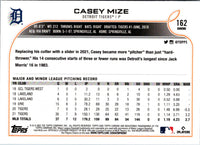 2022 Topps Chrome Casey Mize #162