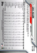 2020 Topps Update Greg Allen