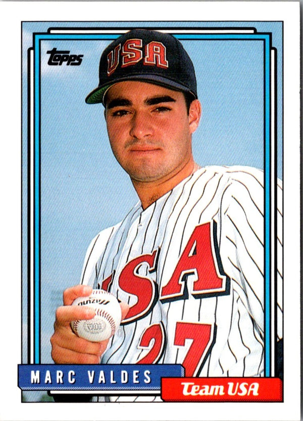 1992 Topps Traded Marc Valdes #121T