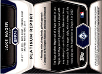 2012 Bowman Platinum Prospects Jake Hager #BPP74