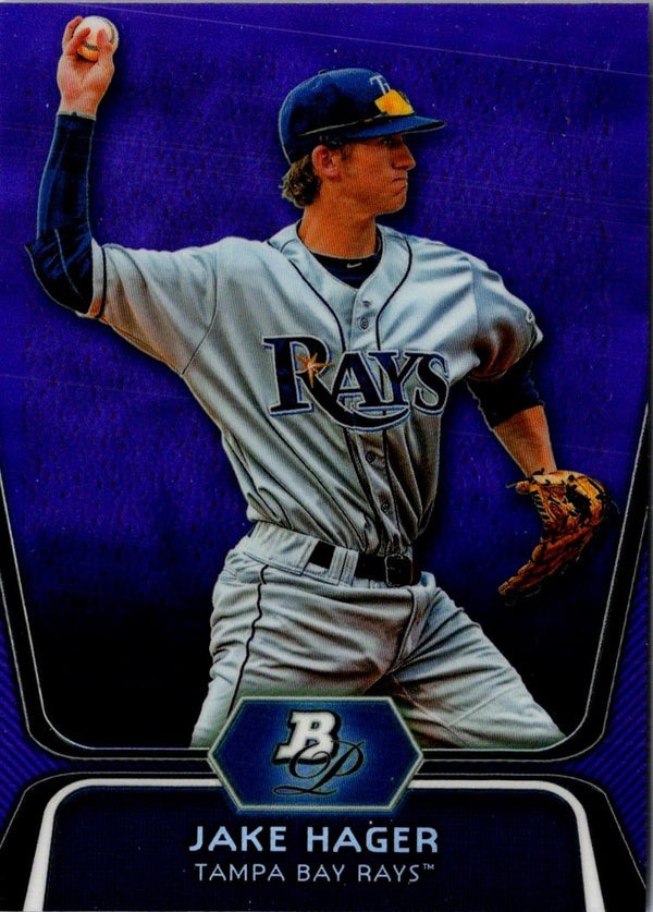 2012 Bowman Platinum Prospects Jake Hager #BPP74