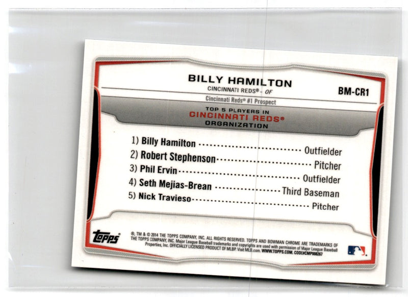 2013 Bowman Draft Picks & Prospects Chrome Top Billy Hamilton