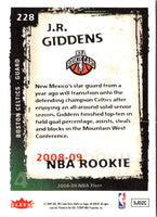 2008 Fleer J.R. Giddens #228 Rookie